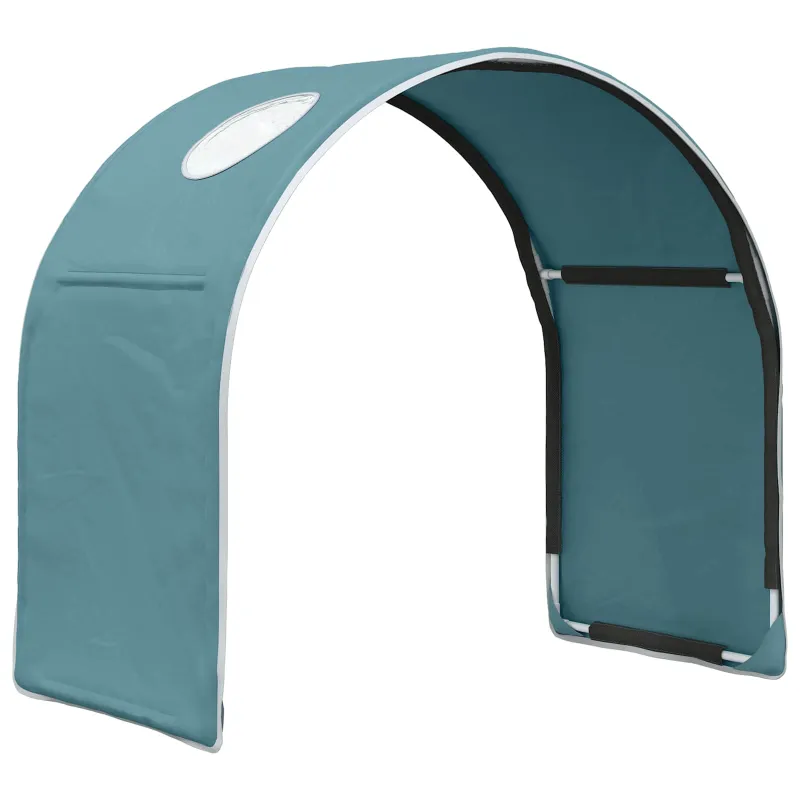Lovos tunelis 2 pcs Šviesiai mėlyna 211 x 52,5 x 2 cm