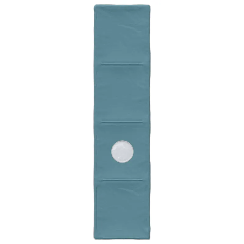 Lovos tunelis 2 pcs Šviesiai mėlyna 211 x 52,5 x 2 cm