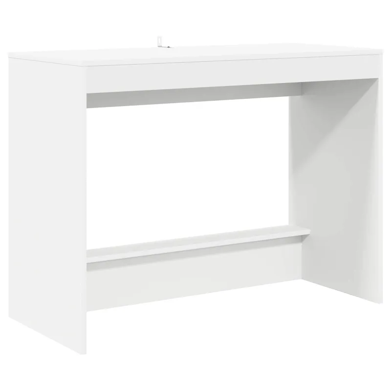 Lovos stalas Balta Apdirbta mediena 100 x 45 x 75 cm