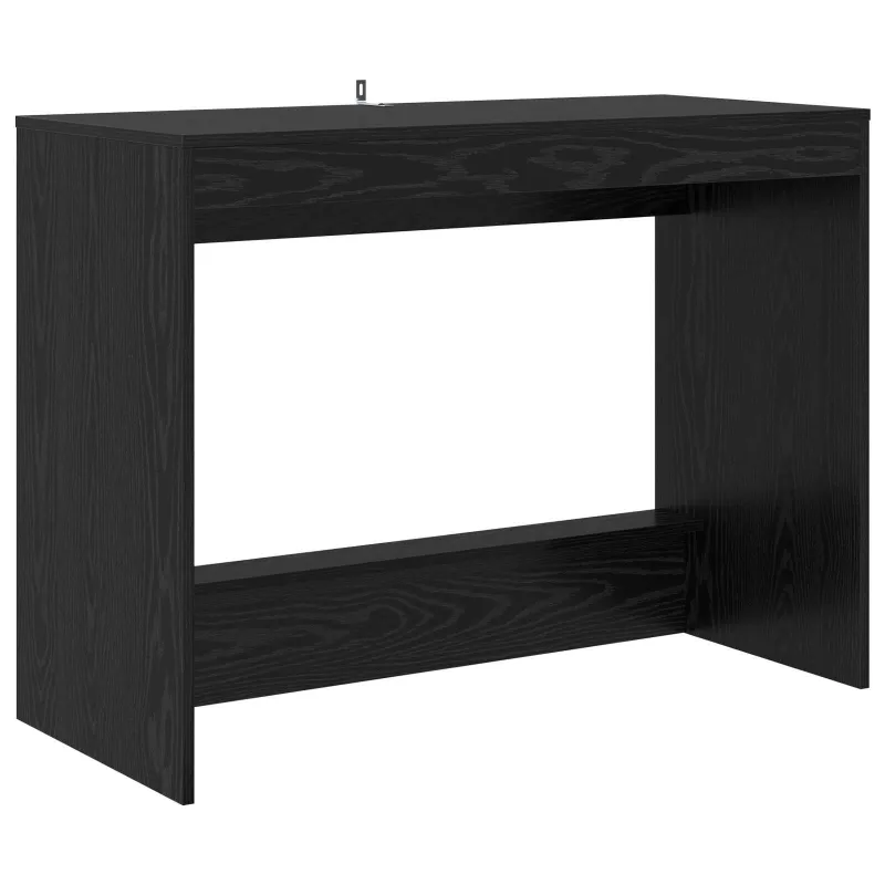 Lovos stalas Juodojo ąžuolo Apdirbta mediena 100 x 45 x 75 cm
