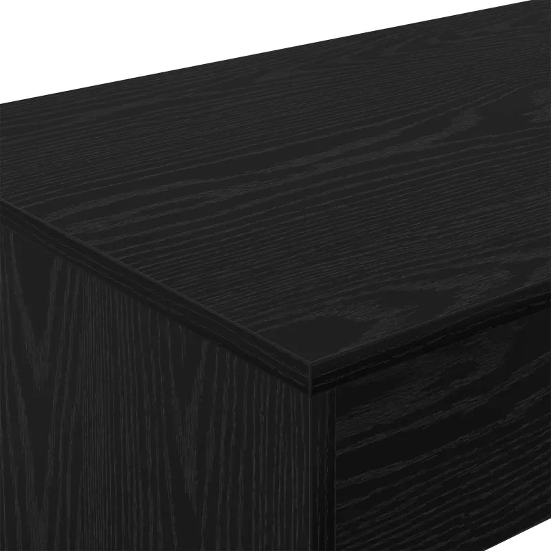 Lovos stalas Juodojo ąžuolo Apdirbta mediena 100 x 45 x 75 cm