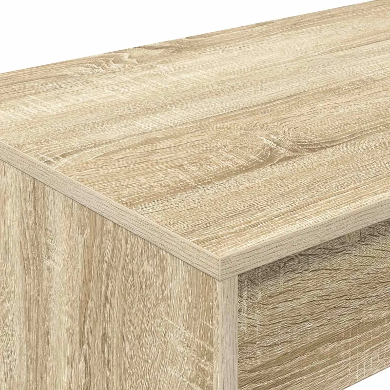 Lovos stalas Sonoma ąžuolas Apdirbta mediena 100 x 45 x 75 cm