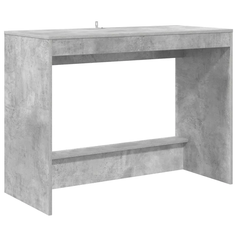 Lovos stalas Betono pilka Apdirbta mediena 100 x 45 x 75 cm