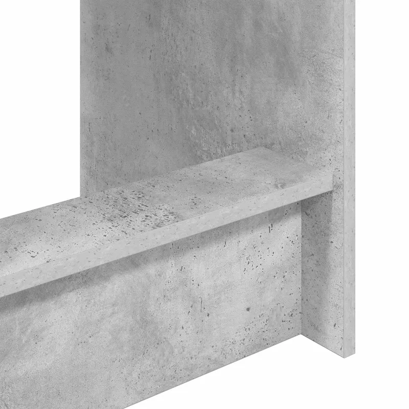 Lovos stalas Betono pilka Apdirbta mediena 100 x 45 x 75 cm