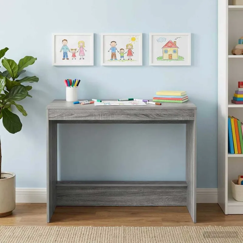 Lovos stalas Pilka Sonoma Apdirbta mediena 100 x 45 x 75 cm