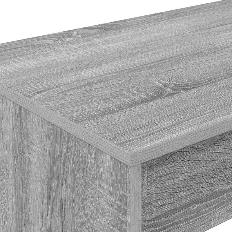 Lovos stalas Pilka Sonoma Apdirbta mediena 100 x 45 x 75 cm