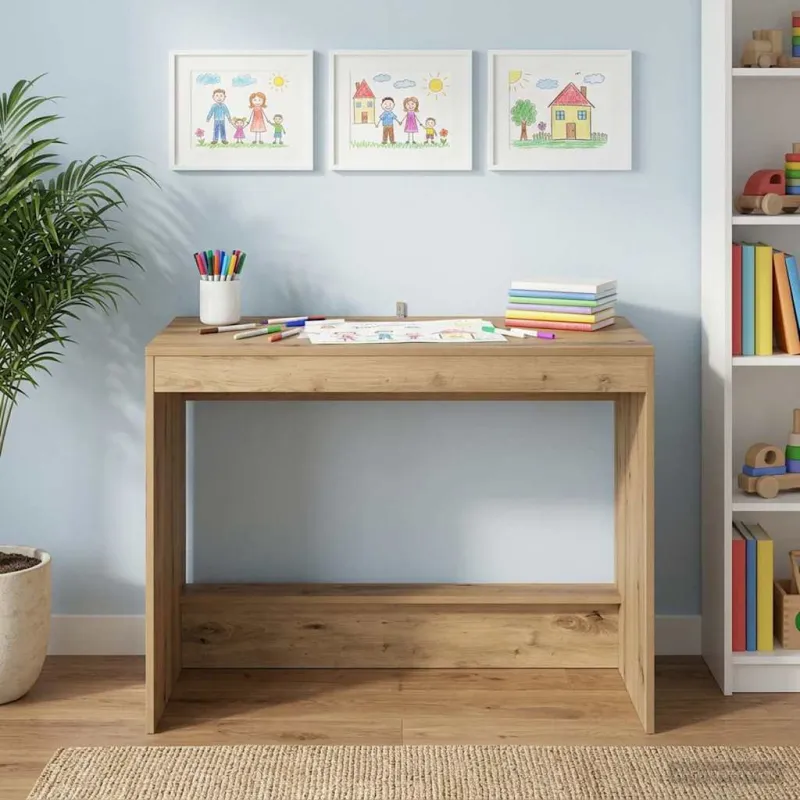 Lovos stalas Artisano ąžuolo Apdirbta mediena 100 x 45 x 75 cm