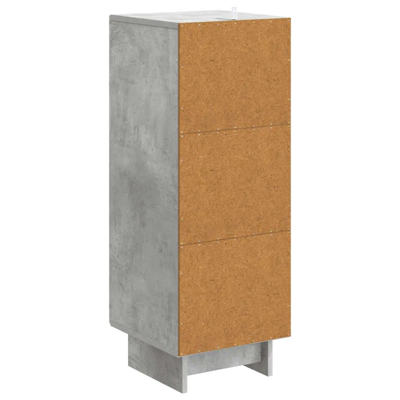 Kabalas Betono pilka 33 x 34,5 x 90 cm Apdirbta mediena