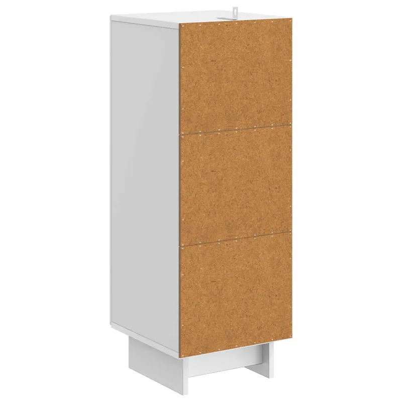 Kabalas Itin blizgi balta 33 x 34,5 x 90 cm Apdirbta mediena
