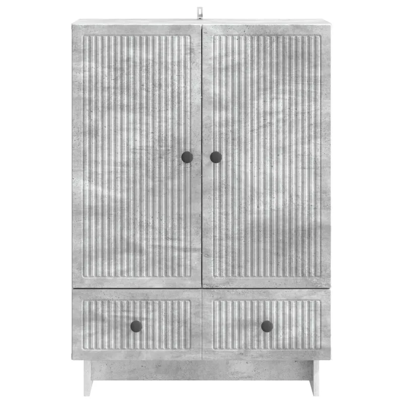 Kabalas Betono Pilka 66 x 34,5 x 95 cm Dirbtinė mediena
