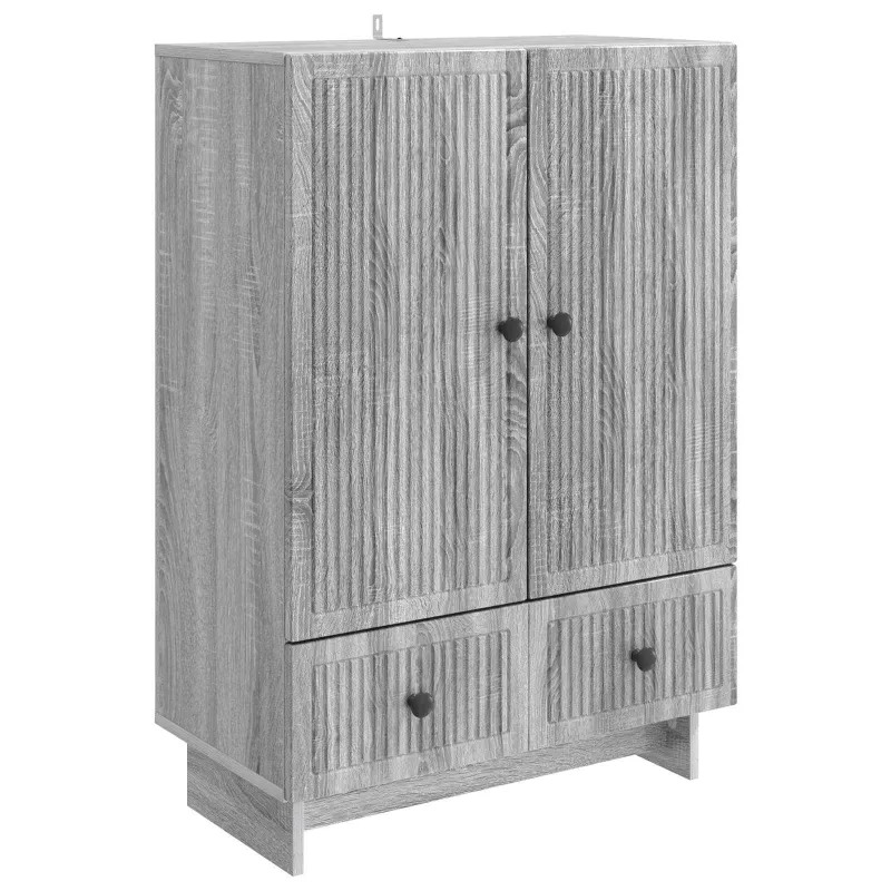 Kabalas Pilka Sonoma 66 x 34,5 x 95 cm Dirbtinė mediena