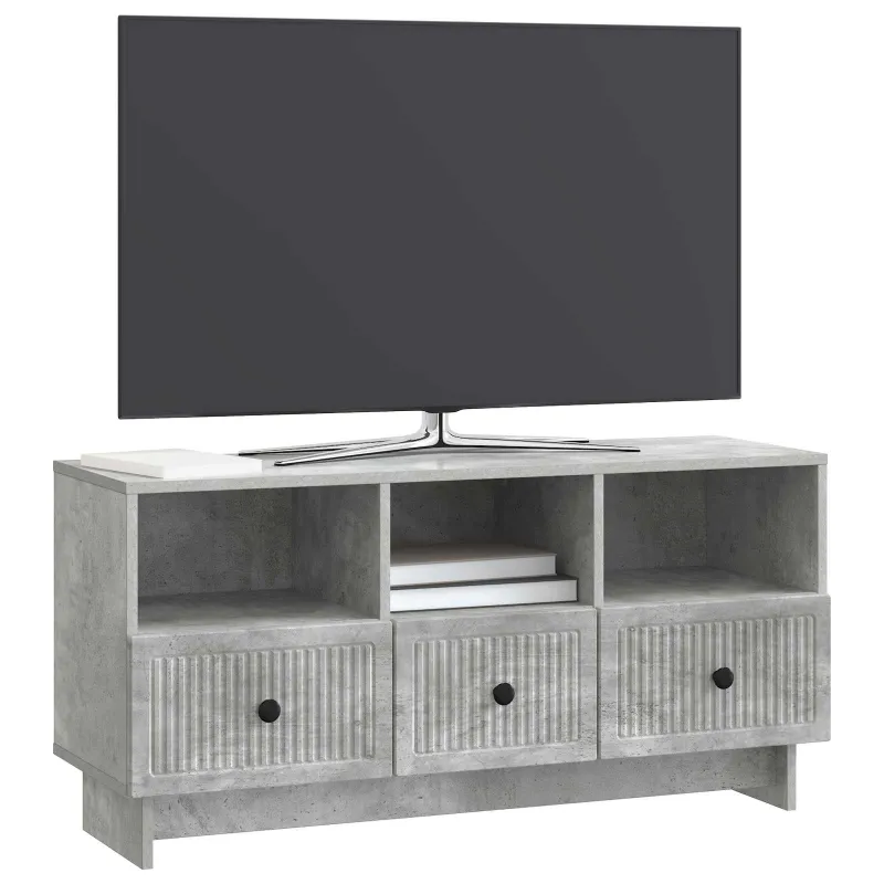 Televizoriaus spintelė Betono pilka 102 x 34,5 x 50 cm