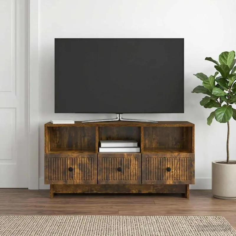 Televizoriaus spintelė Dūminio ąžuolo 102 x 34,5 x 50 cm