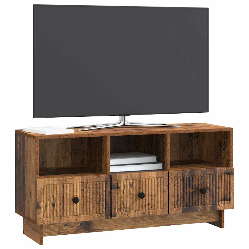 Televizoriaus spintelė Sendintos medienos 102 x 34,5 x 50 cm
