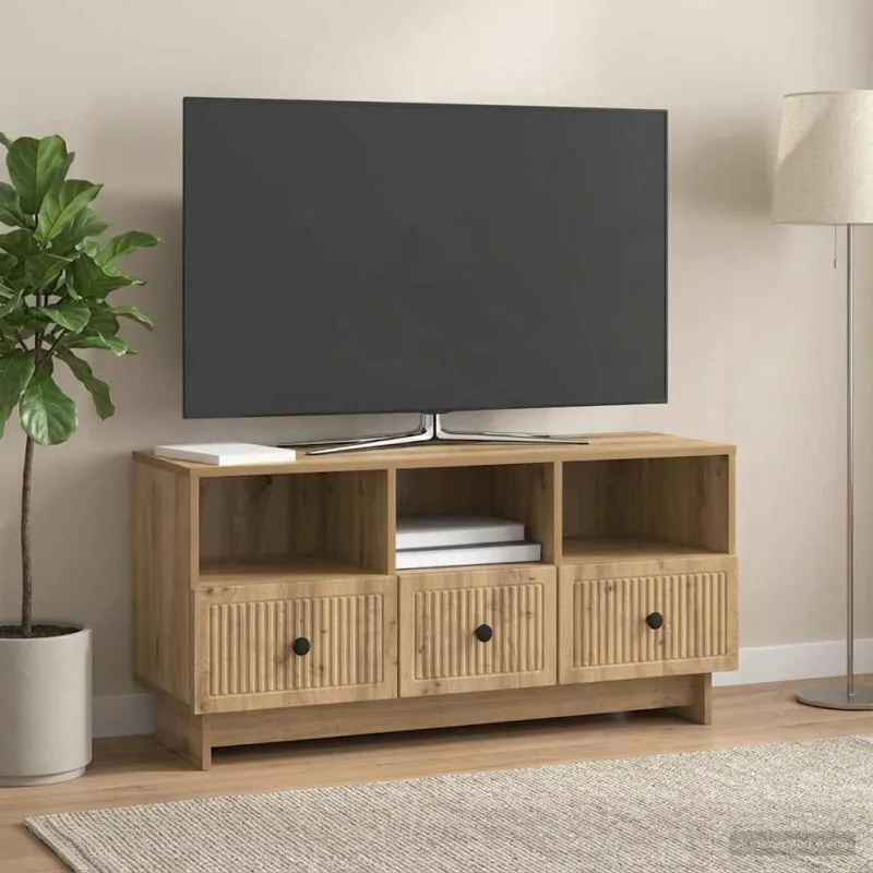 Televizoriaus spintelė Artisano ąžuolo 102 x 34,5 x 50 cm