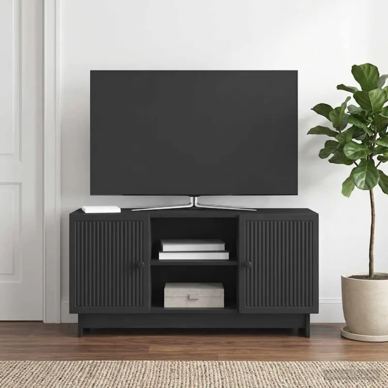 Televizoriaus spintelė 102 x 34,5 x 50 cm Juoda