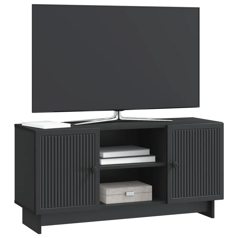 Televizoriaus spintelė 102 x 34,5 x 50 cm Juoda