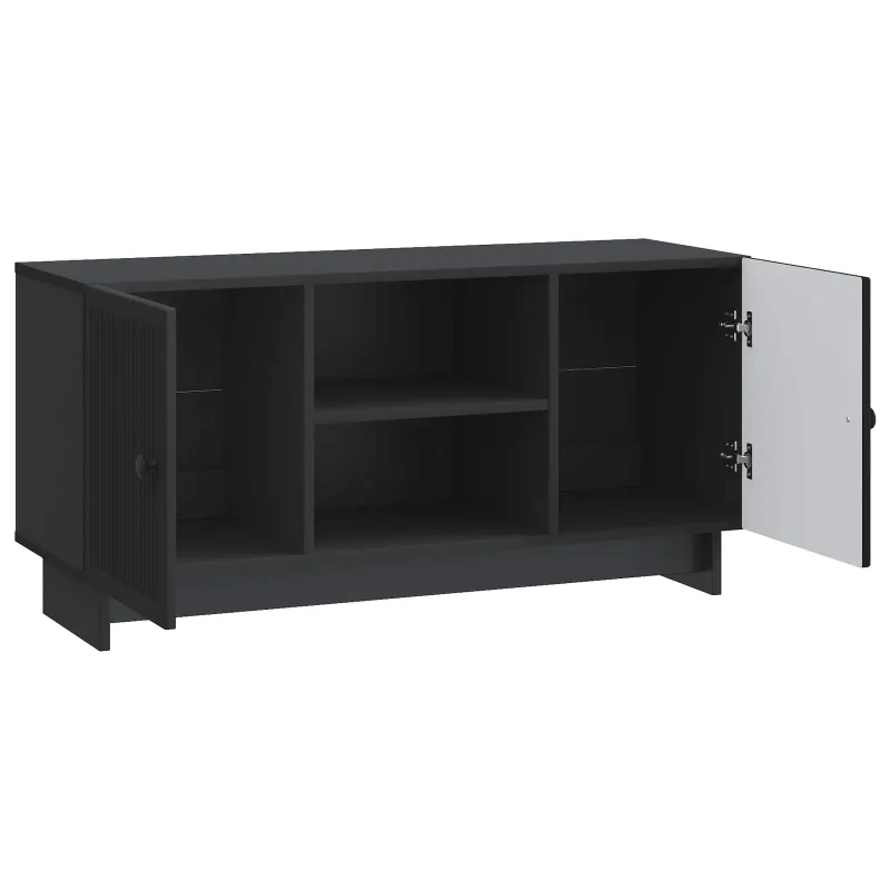 Televizoriaus spintelė 102 x 34,5 x 50 cm Juoda