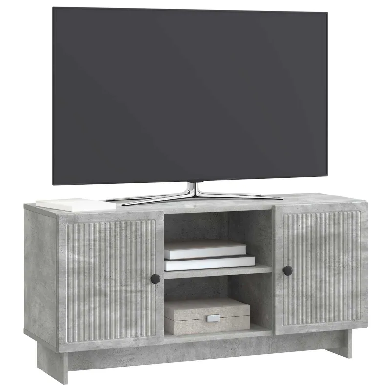 Televizoriaus spintelė 102 x 34,5 x 50 cm Betono pilka