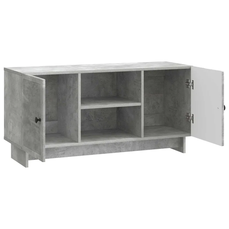 Televizoriaus spintelė 102 x 34,5 x 50 cm Betono pilka