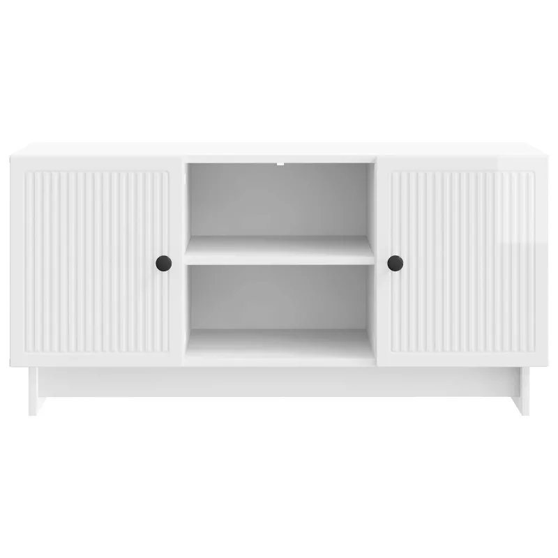 Televizoriaus spintelė 102 x 34,5 x 50 cm Itin blizgi balta