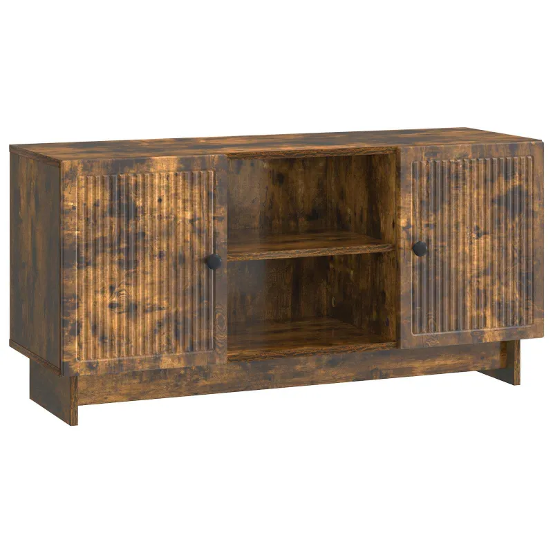 Televizoriaus spintelė 102 x 34,5 x 50 cm Dūminio ąžuolo