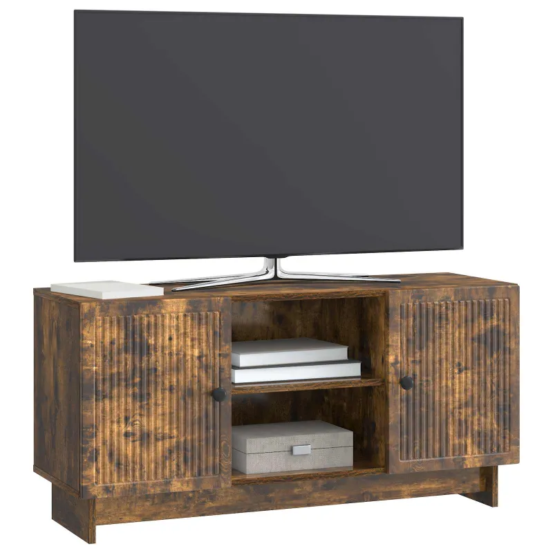 Televizoriaus spintelė 102 x 34,5 x 50 cm Dūminio ąžuolo