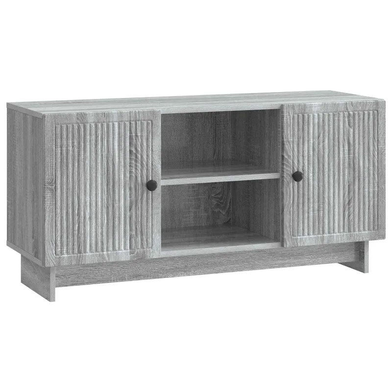 Televizoriaus spintelė 102 x 34,5 x 50 cm Pilka Sonoma