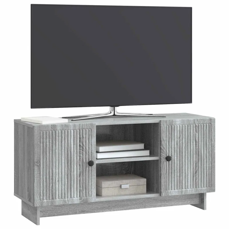 Televizoriaus spintelė 102 x 34,5 x 50 cm Pilka Sonoma