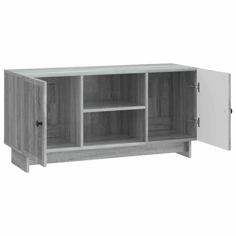Televizoriaus spintelė 102 x 34,5 x 50 cm Pilka Sonoma