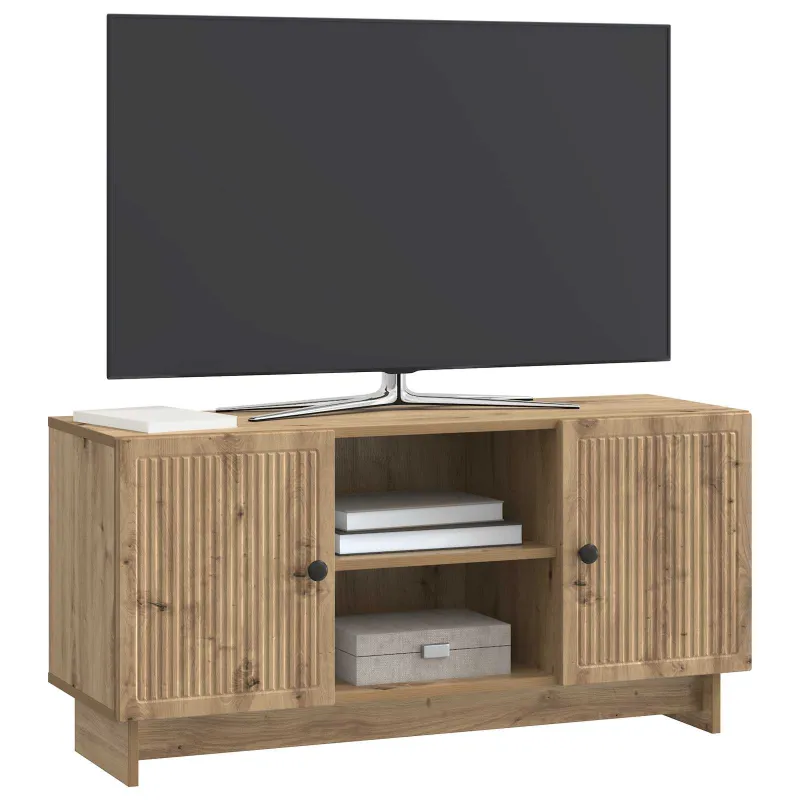Televizoriaus spintelė 102 x 34,5 x 50 cm Artisano ąžuolo