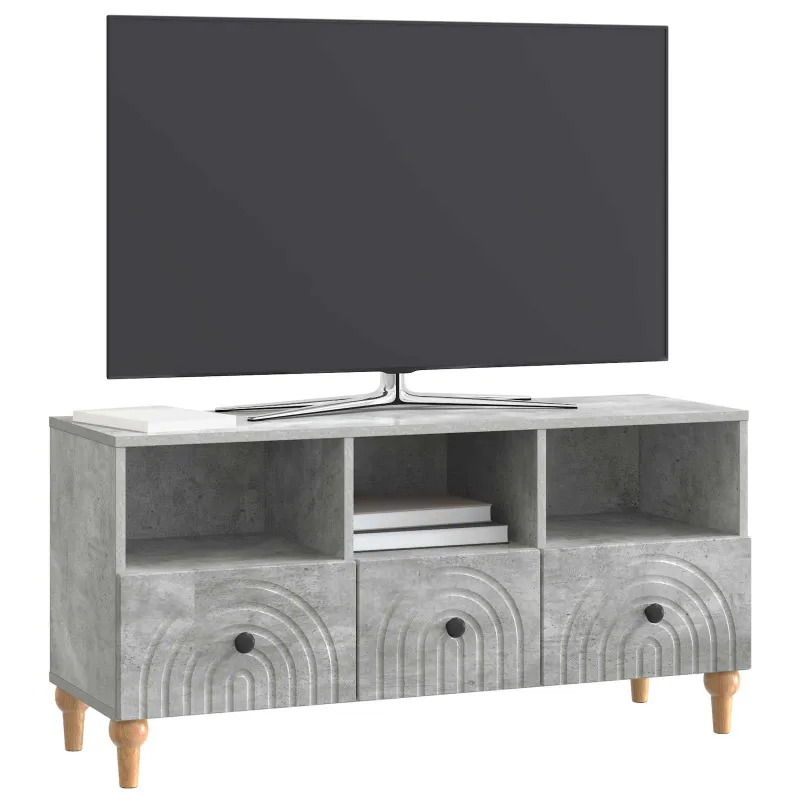 Televizoriaus spintelė Betono Pilka 102 x 34,5 x 50 cm