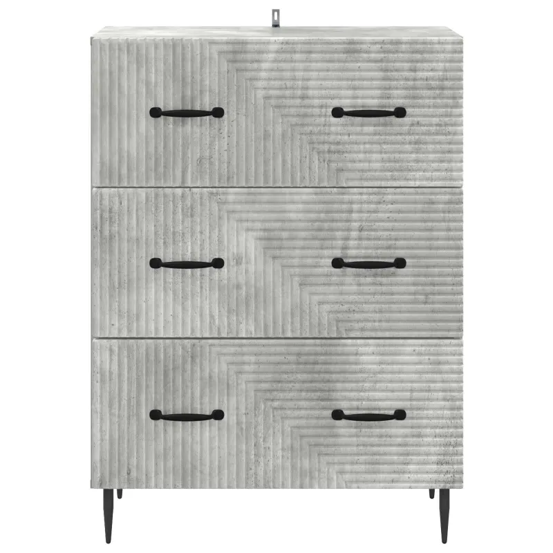 Stalčių spintelė Betono pilka 66 x 34,5 x 89,5 cm