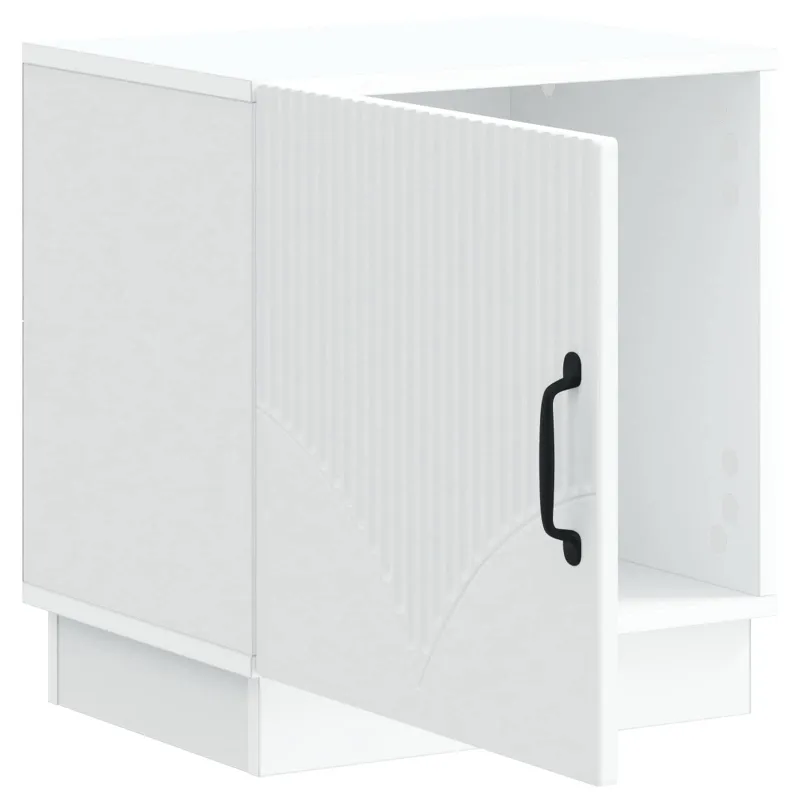 Naktinis staliukas 2 pcs Balta 43 x 34,5 x 47 cm