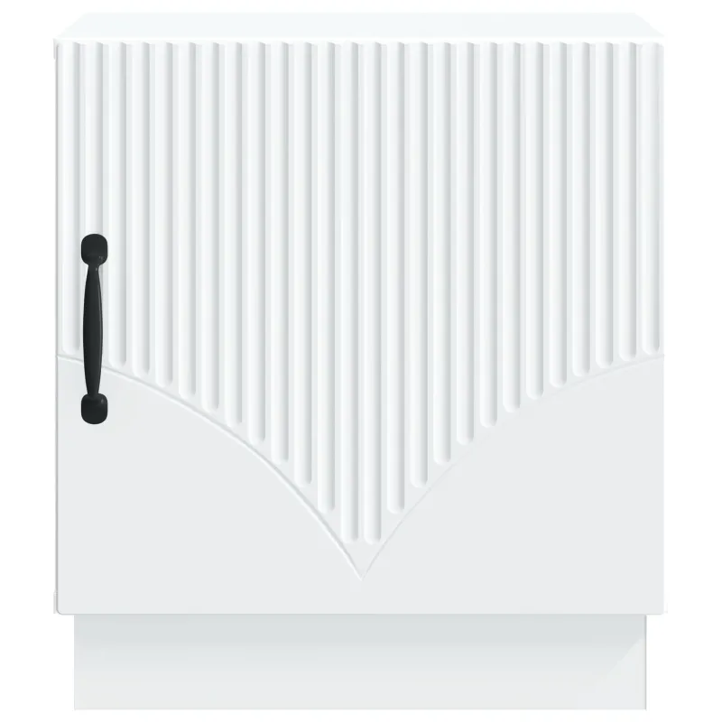 Naktinis staliukas 2 pcs Balta 43 x 34,5 x 47 cm
