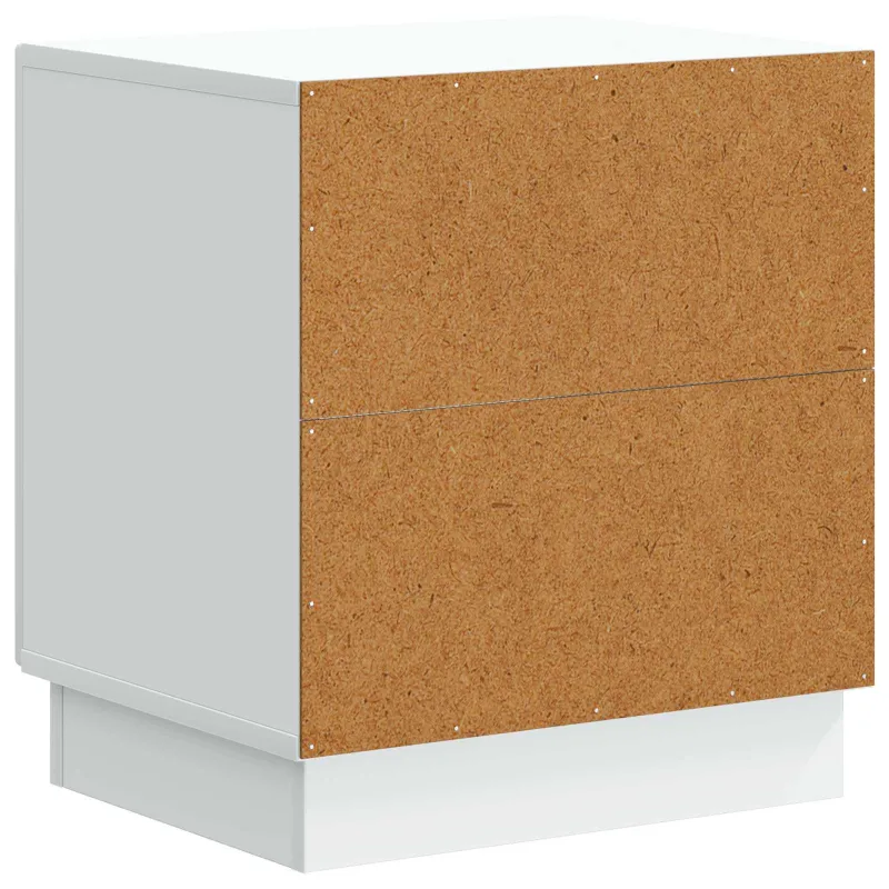 Naktinis staliukas 2 pcs Balta 43 x 34,5 x 47 cm