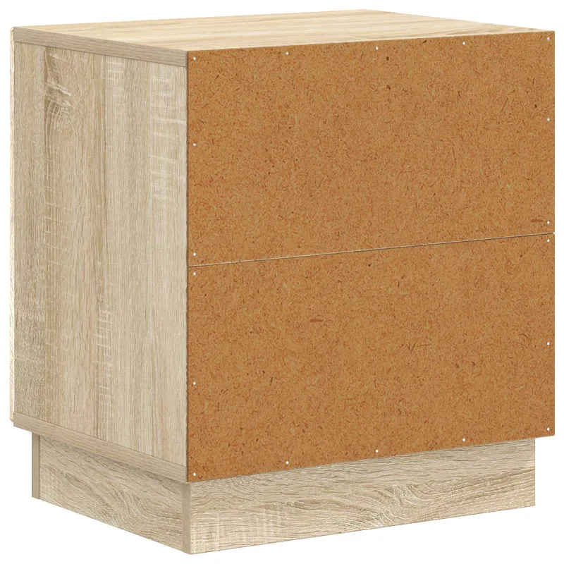 Naktinis staliukas 2 pcs Sonoma ąžuolas 43 x 34,5 x 47 cm