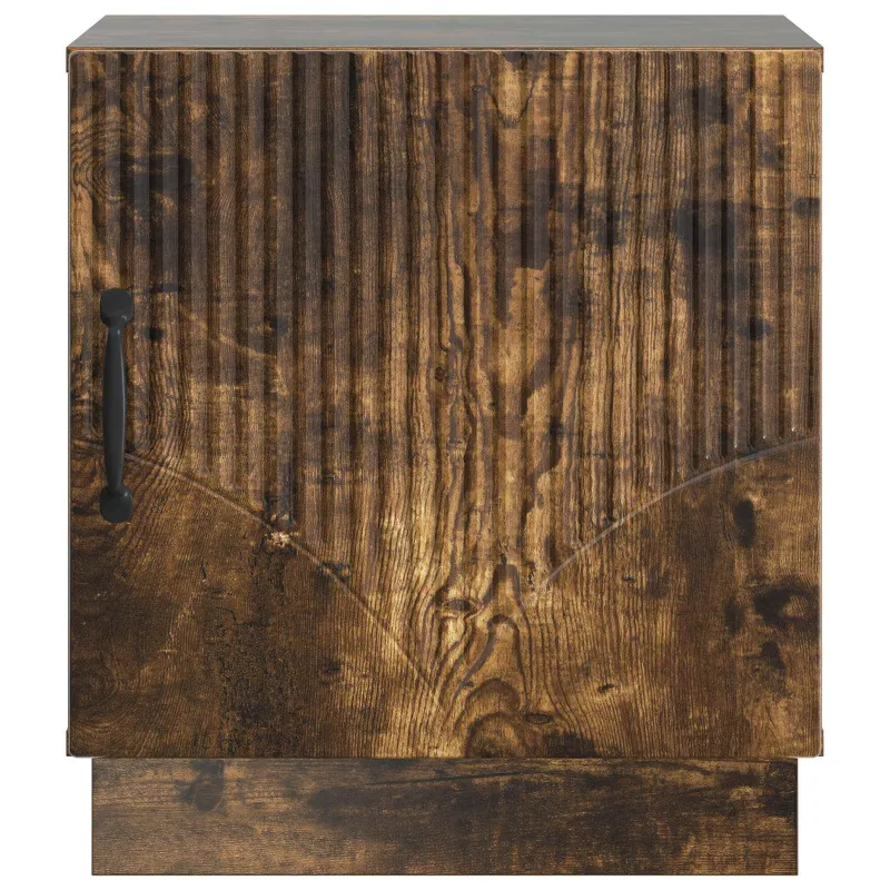 Naktinis staliukas 2 pcs Dūminio ąžuolo 43 x 34,5 x 47 cm