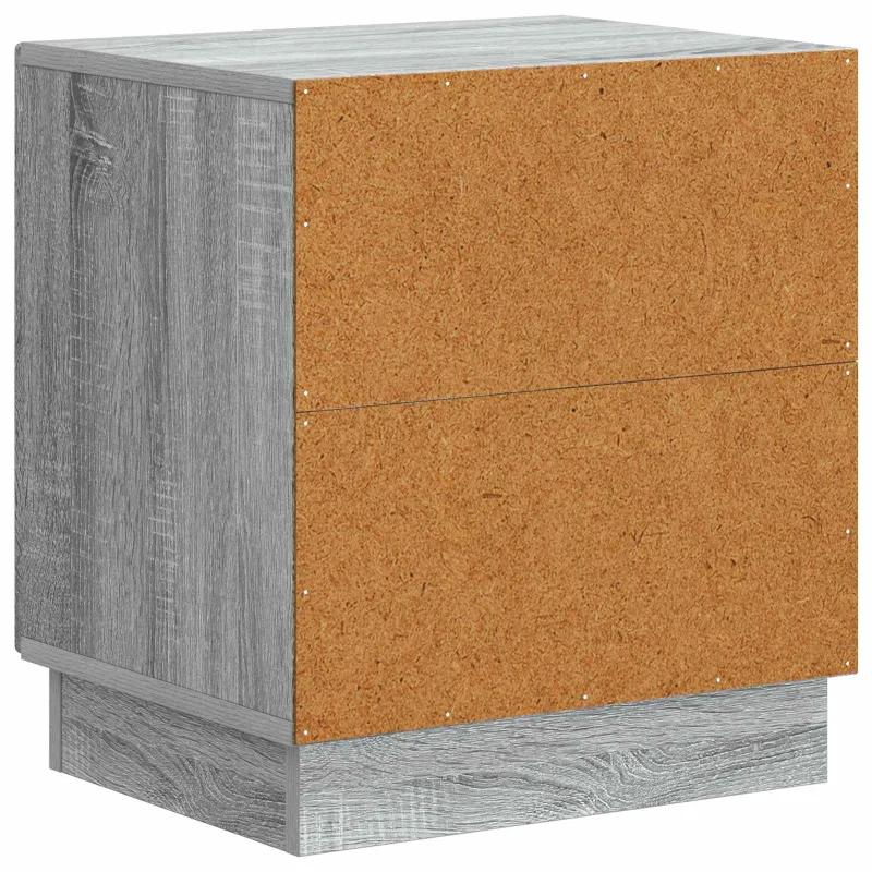 Naktinis staliukas 2 pcs Pilka Sonoma 43 x 34,5 x 47 cm
