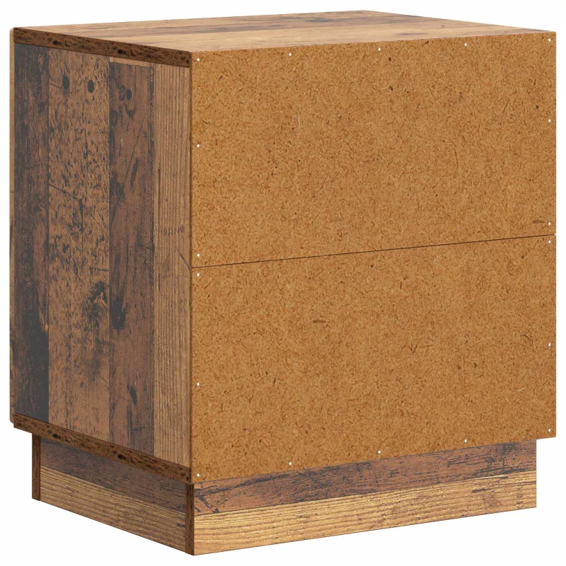 Naktinis staliukas 2 pcs Sendintos medienos 43 x 34,5 x 47 cm