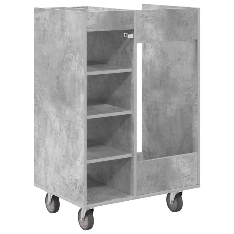 Golfo spinta su ratu Paprastas Betono pilka 65 x 45 x 98 cm