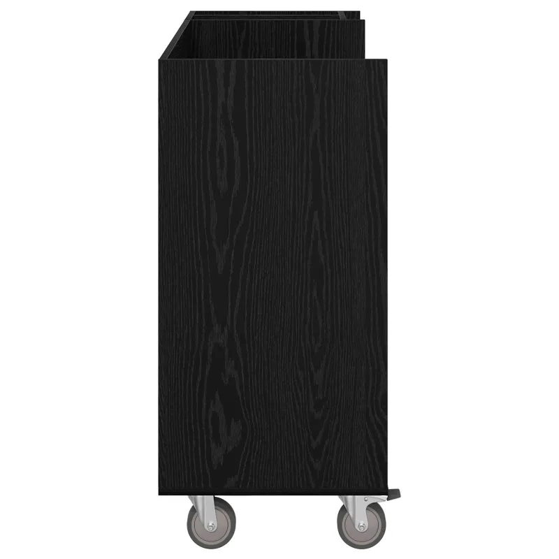 Golfo spinta su ratu Paprastas Juodas ąžuolas 120 x 45 x 98 cm