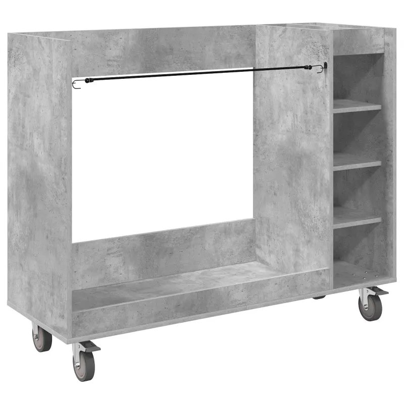 Golfo spinta su ratu Paprastas Betono pilka 120 x 45 x 98 cm