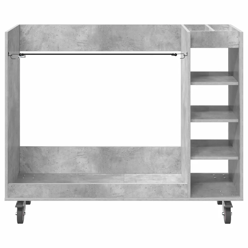 Golfo spinta su ratu Paprastas Betono pilka 120 x 45 x 98 cm