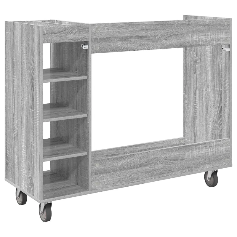 Golfo spinta su ratu Paprastas Pilkas Sonoma 120 x 45 x 98 cm