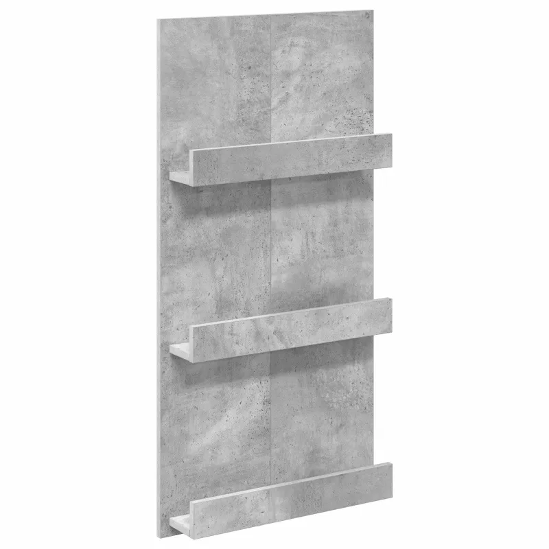 Žurnalų stovas Betono pilka 51 x 11 x 102 cm Apdirbta mediena
