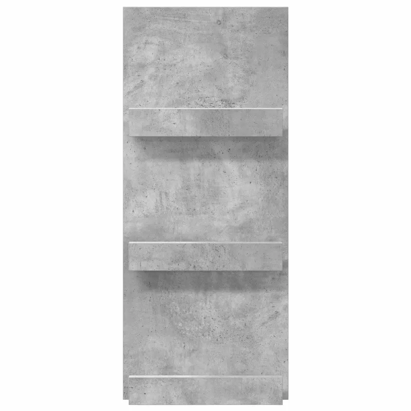 Žurnalų stovas Betono pilka 43 x 11 x 102 cm Apdirbta mediena