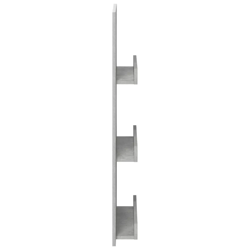 Žurnalų stovas Betono pilka 43 x 11 x 102 cm Apdirbta mediena