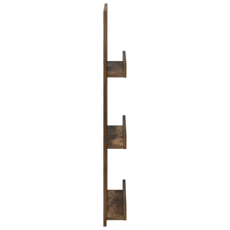 Žurnalų stovas Rūkyta ąžuolas 43 x 11 x 102 cm Apdirbta mediena
