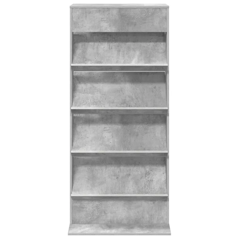 Žurnalų stovas Betono pilka 70 x 41 x 156 cm Apdirbta mediena